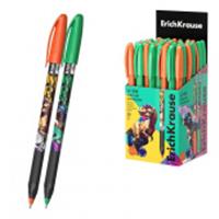 РУЧКА ШАР. ERICHKRAUSE U-109 STICK&GRIP DINO ART 1.0, ULTRA GT, СИНИЙ /50/200/2400/, Китай, код 56005060038, штрихкод 404148563109, артикул 63109