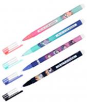 Ручка гелевая стираемая Meshu Catbox синяя, 0,5мм, корпус ассорти, софт-тач MS_53974, Китай, код 56006030010, штрихкод 468021145196, артикул 343469