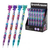 63588 КАРАНДАШ АВТ. 0.7 ММ. ERICHKRAUSE BAMBINO JELLY BEAR, HB, АССОРТИ, ВЕРТ. ДИСПЛЕЙ /24/864/, Россия, код 56007040014, штрихкод 404148563588, артикул 63588