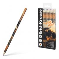 62932 КАРАНДАШИ ЦВ. 12 ШТ, ERICHKRAUSE ROAD BEAST, ПЛАСТ. ТРЕХГРАН. 3 ММ, АССОРТИ, ПЭТ-БОКС /10/240/, Россия, код 56008030171, штрихкод 404148562932, артикул 62932