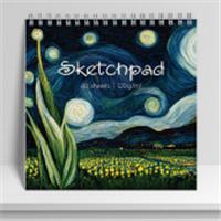 Скетчпад Альбом для рисования 40л Wсп 195*195 14298-EAC глянц лам текстура 120г Ночной ландыш Sev, Россия, код 56013070003, штрихкод 460300872392, артикул 14298