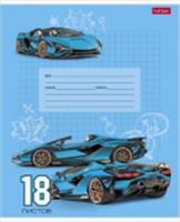 18Т5В1 Тетрадь 18л А5ф клетка 60-65г/кв.м на ск 5 диз.в блоке скругл.углы -Гоночные авто-, Россия, код 56028060313, штрихкод 460678259206, артикул