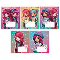 Тетрадь 18л скр А5 кл обл карт 14335/5-EAC ВД лак Подружки (гофр160_(8*20)), Россия, код 56028060316, штрихкод 460300872415, артикул 14335/5