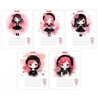 Тетрадь 18л скр А5 кл обл карт 14717/5-EAC твин УФ лак Модницы (гофр160_(8*20)), Россия, код 56028060317, штрихкод 460300872799, артикул 14717/5