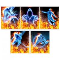 Тетрадь 48л скр А5 кл 13081/5-EAC метал плёнк твин УФ лак Пламенный спорт (гофр60_(3*20)), Россия, код 56028101209, штрихкод 460300869501, артикул 13081/5