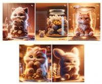 Тетрадь 48л., А5, клетка BG 