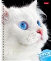 Тетрадь 80л А5ф клетка на гребне серия Пушистые мордочки, Россия, код 56028150062, штрихкод 460678221355, артикул 80Т5В1гр