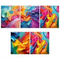 Тетрадь 96л скр А5 кл 15189/5-EAC полн УФ лак Красочный взрыв (гофр30_(3*10)), Россия, код 56028170371, штрихкод 460300861173, артикул 15189/5