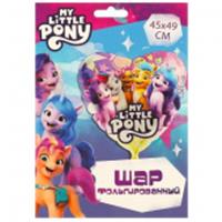 371913 Фольгированный шар-сердце Мой маленький Пони ЧУДО ПРАЗДНИК в кор.100*5шт, КИТАЙ, код 5650700119, штрихкод 466025440855, артикул FBH-107512-MLP