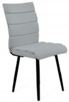 Стул Элегия М5 (П) Велюр серый Каркас м. (RAL 9005) черный, Россия, код 59106080000