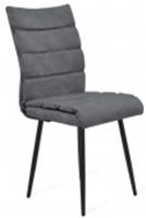 Стул Элегия М5 (П) к\з GREECE графит (13) Каркас м. (RAL 9005) черный, Россия, код 59106080002