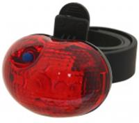 Фонарь велосипедный STG задний JY-235T, 1 супер светодиод, 3 функции, батарея:CR3032*1, Китай, код 60006040015, штрихкод 460201044471, артикул Х61987