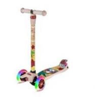 Самокат 3-х колесный руль телес,декаPP+нейл,55*14,кол.120/76 PUсвет,Аbec-7, корал-оранж, КИТАЙ, код 60004010194, штрихкод 466029565313, артикул CR-S5-05DCO