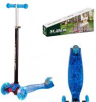 IT36-5 Самокат 4х-кол,кол.PU свет,р-р самок.57*25*87, голубой, в/к 60,5*46,5*39 см, КИТАЙ, код 60004010201, штрихкод 465783221176, артикул IT36-5