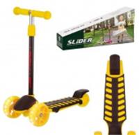 IT42BK Самокат 3х-кол, кол.PU, р-р самок.58*23*90, черно-желтый, в/к 60,5*46,5*39 см, КИТАЙ, код 60004010198, штрихкод 465783221202, артикул IT42BK