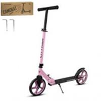 CR-S2-08PN 2хкол. самокат CITYRIDE 200, сталь 100%, грипсы 135мм TPR, кол PU 200/200 мм. Розовый, КИТАЙ, код 60004020056, штрихкод 466029565469, артикул CR-S2-08PN