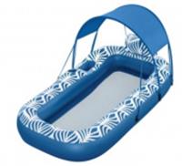 Матрас Bestway 198x112см с солнцезащитным козырьком, ремкомплект арт.43732 Код272035, КИТАЙ, код 6100600070, штрихкод 694160735235, артикул 272035