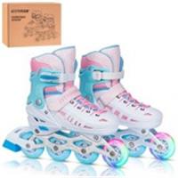 JB8800095 рол.коньки CITYRIDE, бел-роз,PU кол,пер.колесо свет,подш.ABEC 7,пласт.мыс(М,34-38), КИТАЙ, код 74002010050, штрихкод 466029565071, артикул JB8800095