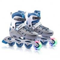 JB8800109 рол.коньки CiTYRIDE,кол PU,подшABEC 7,ал.рама,бот.пл,цв.Серый-синий (S (31-34)), КИТАЙ, код 74002010044, штрихкод 467036019567, артикул JB8800109