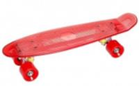 IT106615 Скейтборд, прозр.плат-ма со свет,акк.,USB зар.устр,шир.кол.PU,ал.стойка,плат-ма 56*15,кр, КИТАЙ, код 74002070018, штрихкод 690880106615, артикул IT106615