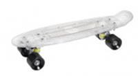 IT106616 Скейтборд,прозр.плат-ма со свет,акк.,USB зар.устр,шир.кол PU,ал.стойка,плат-ма 56*15,прозр, КИТАЙ, код 74002070019, штрихкод 690880106616, артикул IT106616