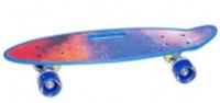 IT106648 Скейтборд пласт.с принт.и руч.для пер,шир.кол.PU со свет,стойка ал.,платф.59*16 см., КИТАЙ, код 74002070016, штрихкод 690880106648, артикул IT106648