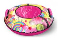 Тюбинг с круговым дизайном (ТБ3К-95/КН с конфетками), РОССИЯ, код 74005010092, штрихкод 463011151812, артикул ТБ3К-95/КН