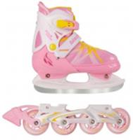 Коньки для фитнеса BlackAqua AS-410 (доп. роликовая платформа) (р.39-42, фуксия), Россия, код 74006030002, штрихкод , артикул AS-410