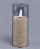 Свеча декоративная 12.5х5.5см LED теплый белый арт.2024-0154 Код273135, КИТАЙ, код 40601020028, штрихкод 468046621282, артикул 273135