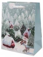 Пакет подарочный Лесная деревня Размер: 18х10х23см Материал: бумага C1544S, Россия, код 40806010214, штрихкод 691464220799, артикул C1544S