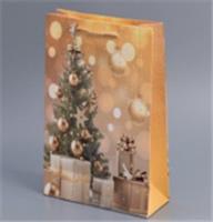 Пакет подарочный новогодний 32х26х10см, микс арт.2025-1919 Код275627, КИТАЙ, код 40806010227, штрихкод 468046624266, артикул 275627