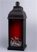 Светильник декоративный Фонарь 32х14х14см LED имитация огня арт.2024-0471 Код273126, КИТАЙ, код 41808020341, штрихкод 468046621028, артикул 273126