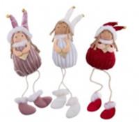 Украшение Девочка 16х6х3см с висящими ногами подвесное/на полку, микс арт.10123-1441 Код271482, КИТАЙ, код 41808150536, штрихкод 468046619630, артикул 271482