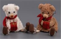 Украшение Мишка-девочка 17х8х5см с подарком подвесное, микс арт.2024-8436 Код275517, КИТАЙ, код 41808150534, штрихкод 468046623978, артикул 275517