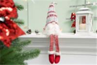 Фигура новогодняя Гном сидячий LED h=40см микс арт.10121-1715 Код267388, КИТАЙ, код 41808150162, штрихкод 468046615009, артикул 267388