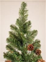 Ель пышная с шишками ПВХ В1 60см, , код 7500103277, штрихкод 793017767034, артикул В1-60