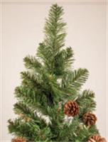 Ель пышная с шишками ПВХ В1 90см, , код 7500103278, штрихкод 793017767035, артикул В1-90