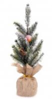 Украшение новогоднее Елочка h=29см в кашпо с мешковиной арт.10922-4144 Код269234, КИТАЙ, код 75001030203, штрихкод 468046617175, артикул 269234