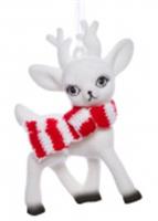 Новогоднее подвесное украшение из полипропилена и полиэстера 6,5х2,5х9,5см арт.92224, Китай, код 7500209499, штрихкод 466011517902