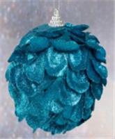Украшение Моя Ёлочка новогоднее Артишок d=10см подвесное, синий арт.2024-2805 Код273459, КИТАЙ, код 75002092871, штрихкод 468046621125, артикул 273459