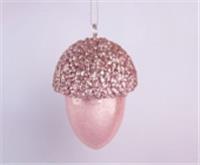 Украшение новогоднее Желудь 9х7см розовый арт.10123-0629 Код271816, КИТАЙ, код 75002092706, штрихкод 468046619860, артикул 271816