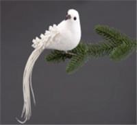 Украшение новогоднее Птичка l=28см на прищепке белый арт.10121-2374 Код269764, КИТАЙ, код 75002092712, штрихкод 468046616933, артикул 269764