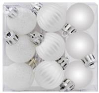 Елочные шары 9шт d3см Цвет: белый, КИТАЙ, код 75002220054, штрихкод 694978635838, артикул SYQA-0124147