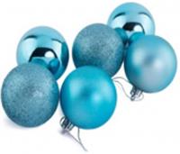 Набор шаров Моя Ёлочка новогодних 6шт d=6см, голубой арт.10123-0860 Код271966, Китай, код 75002220064, штрихкод 468046619403, артикул 271966