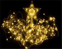 Гирлянда электрическая Конусная 198LED: 20LED l=2м Звезда 17х17см, 8 реж, теп/бел Код271914, КИТАЙ, код 75004010514, штрихкод 468046619922, артикул 271914