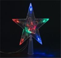 Украшение Верхушка/Звезда 13см 10LED 8 режимов l провода=0.7м, мультиколор арт.2024-3162 Код273307, КИТАЙ, код 75004010575, штрихкод 468046621079, артикул 273307