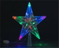 Украшение Верхушка/Звезда 19см 15LED 8 режимов l провода=0.7м, мультиколор арт.2024-3163 Код273308, КИТАЙ, код 75004010576, штрихкод 468046621080, артикул 273308