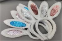 Ободок карнавальный Ушки зайчика 29х21.5см арт.2024-0492 Код273328, КИТАЙ, код 75006010105, штрихкод 468046621397, артикул 273328