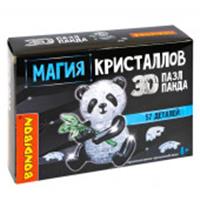ВВ5232 Пазл 3D МАГИЯ КРИСТАЛЛОВ «ПАНДА», 57 деталей, Bondibon, КИТАЙ, код 82001032806, штрихкод 489513605196, артикул ВВ5232