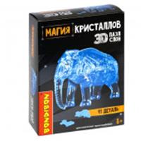 ВВ5234 Пазл 3D МАГИЯ КРИСТАЛЛОВ «СЛОН», 41 деталь, Bondibon, КИТАЙ, код 82001032808, штрихкод 489513605198, артикул ВВ5234